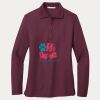 Ladies Silk Touch™ Long Sleeve Polo Thumbnail