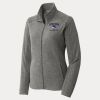 Women's Heather Microfleece Full Zip Jacket Thumbnail