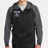 Sport Wick ® Varsity Fleece Full Zip Hooded Jacket Thumbnail